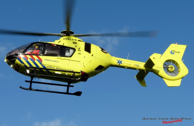 Traumahelikopter ter plaatse © Arno van der Pas