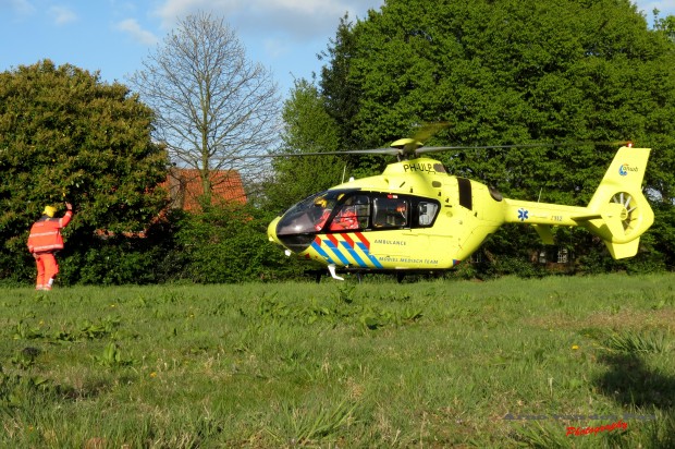 Traumahelikopter ter plaatse © Arno van der Pas