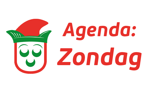 Agenda zondag